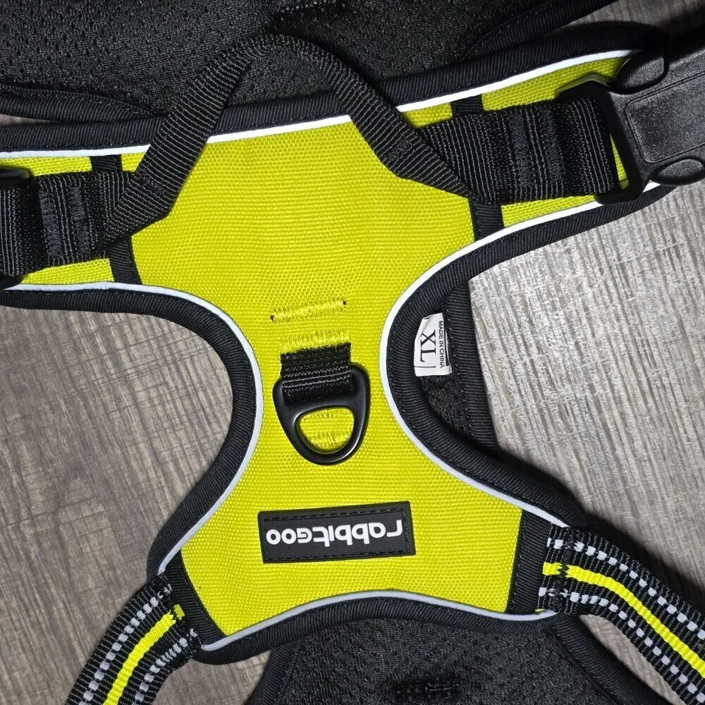 Rabbitgoo No Pull Dog Harness with 2 Leash Clips XLarge